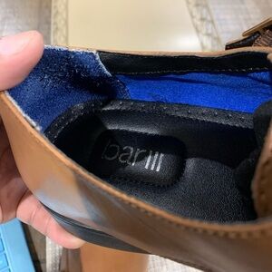 Bar III CarrickMonk Strap Leather Dress Shoe TanMens 9.5